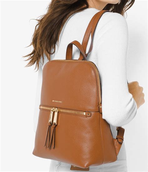 michael kors rhea slim backpack.